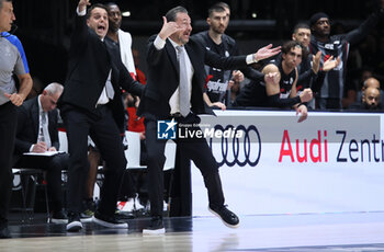 2024-06-06 - Luca Banchi (head coach of Bologna) during race 1 of the playoffs final game of the LBA Italian basketball championship Segafredo Virtus Bologna vs EA7 Emporio Armani Olimpia Milano at Segafredo Arena, Bologna, Italy, June 06, 2024 - photo Michele Nucci - RACE 1 FINAL / VIRTUS SEGAFREDO BOLOGNA VS EA7 EMPORIO ARMANI MILANO - ITALIAN SERIE A - BASKETBALL