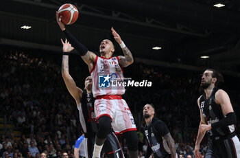 2024-06-06 - Shabazz Napier (Milano) during race 1 of the playoffs final game of the LBA Italian basketball championship Segafredo Virtus Bologna vs EA7 Emporio Armani Olimpia Milano at Segafredo Arena, Bologna, Italy, June 06, 2024 - photo Michele Nucci - RACE 1 FINAL / VIRTUS SEGAFREDO BOLOGNA VS EA7 EMPORIO ARMANI MILANO - ITALIAN SERIE A - BASKETBALL