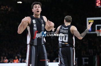 2024-06-06 - Alessandro Pajola (Bologna) during race 1 of the playoffs final game of the LBA Italian basketball championship Segafredo Virtus Bologna vs EA7 Emporio Armani Olimpia Milano at Segafredo Arena, Bologna, Italy, June 06, 2024 - photo Michele Nucci - RACE 1 FINAL / VIRTUS SEGAFREDO BOLOGNA VS EA7 EMPORIO ARMANI MILANO - ITALIAN SERIE A - BASKETBALL