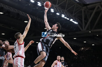 2024-06-06 - Alessandro Pajola (Bologna) during race 1 of the playoffs final game of the LBA Italian basketball championship Segafredo Virtus Bologna vs EA7 Emporio Armani Olimpia Milano at Segafredo Arena, Bologna, Italy, June 06, 2024 - photo Michele Nucci - RACE 1 FINAL / VIRTUS SEGAFREDO BOLOGNA VS EA7 EMPORIO ARMANI MILANO - ITALIAN SERIE A - BASKETBALL