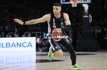 2024-06-06 - Iffe Lundberg (Bologna) during race 1 of the playoffs final game of the LBA Italian basketball championship Segafredo Virtus Bologna vs EA7 Emporio Armani Olimpia Milano at Segafredo Arena, Bologna, Italy, June 06, 2024 - photo Michele Nucci - RACE 1 FINAL / VIRTUS SEGAFREDO BOLOGNA VS EA7 EMPORIO ARMANI MILANO - ITALIAN SERIE A - BASKETBALL