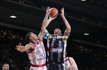 2024-06-06 - Ante Zizic (Bologna) during race 1 of the playoffs final game of the LBA Italian basketball championship Segafredo Virtus Bologna vs EA7 Emporio Armani Olimpia Milano at Segafredo Arena, Bologna, Italy, June 06, 2024 - photo Michele Nucci - RACE 1 FINAL / VIRTUS SEGAFREDO BOLOGNA VS EA7 EMPORIO ARMANI MILANO - ITALIAN SERIE A - BASKETBALL