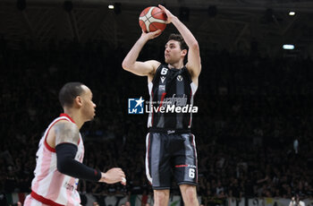 2024-06-06 - Alessandro Pajola (Bologna) during race 1 of the playoffs final game of the LBA Italian basketball championship Segafredo Virtus Bologna vs EA7 Emporio Armani Olimpia Milano at Segafredo Arena, Bologna, Italy, June 06, 2024 - photo Michele Nucci - RACE 1 FINAL / VIRTUS SEGAFREDO BOLOGNA VS EA7 EMPORIO ARMANI MILANO - ITALIAN SERIE A - BASKETBALL