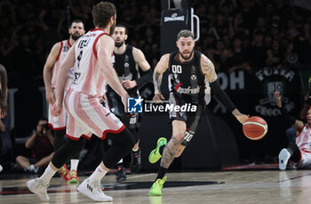 2024-06-06 - Isaia Cordinier (Bologna) during race 1 of the playoffs final game of the LBA Italian basketball championship Segafredo Virtus Bologna vs EA7 Emporio Armani Olimpia Milano at Segafredo Arena, Bologna, Italy, June 06, 2024 - photo Michele Nucci - RACE 1 FINAL / VIRTUS SEGAFREDO BOLOGNA VS EA7 EMPORIO ARMANI MILANO - ITALIAN SERIE A - BASKETBALL