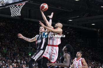 2024-06-08 - Achille Polonara (Bologna) during race 2 of the playoffs final game of the LBA Italian basketball championship Segafredo Virtus Bologna vs EA7 Emporio Armani Olimpia Milano at Segafredo Arena, Bologna, Italy, June 08, 2024 - photo Michele Nucci - RACE 2 FINAL - VIRTUS SEGAFREDO BOLOGNA VS EA7 EMPORIO ARMANI MILANO - ITALIAN SERIE A - BASKETBALL