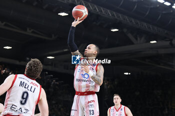 2024-06-08 - Shabazz Napier (Milano) during race 2 of the playoffs final game of the LBA Italian basketball championship Segafredo Virtus Bologna vs EA7 Emporio Armani Olimpia Milano at Segafredo Arena, Bologna, Italy, June 08, 2024 - photo Michele Nucci - RACE 2 FINAL - VIRTUS SEGAFREDO BOLOGNA VS EA7 EMPORIO ARMANI MILANO - ITALIAN SERIE A - BASKETBALL