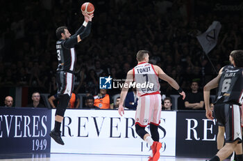 2024-06-08 - Marco Belinelli (Bologna) during race 2 of the playoffs final game of the LBA Italian basketball championship Segafredo Virtus Bologna vs EA7 Emporio Armani Olimpia Milano at Segafredo Arena, Bologna, Italy, June 08, 2024 - photo Michele Nucci - RACE 2 FINAL - VIRTUS SEGAFREDO BOLOGNA VS EA7 EMPORIO ARMANI MILANO - ITALIAN SERIE A - BASKETBALL