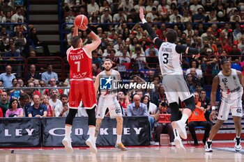 2024-06-11 - Stefano Tonut (EA7 Emporio Armani Olimpia Milano) - GAME 3 FINAL - EA7 EMPORIO ARMANI MILANO VS VIRTUS SEGAFREDO BOLOGNA - ITALIAN SERIE A - BASKETBALL