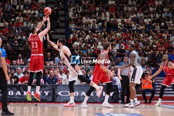 2024-06-11 - Nikola Mirotic (EA7 Emporio Armani Olimpia Milano) - GAME 3 FINAL - EA7 EMPORIO ARMANI MILANO VS VIRTUS SEGAFREDO BOLOGNA - ITALIAN SERIE A - BASKETBALL