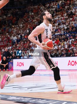 2024-06-11 - Tornike Shengelia (Virtus Segafredo Bologna) - GAME 3 FINAL - EA7 EMPORIO ARMANI MILANO VS VIRTUS SEGAFREDO BOLOGNA - ITALIAN SERIE A - BASKETBALL