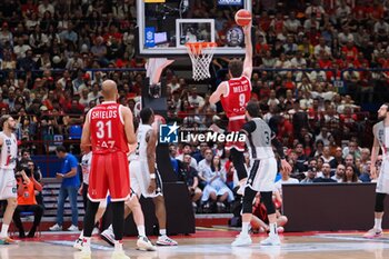 2024-06-11 - Nicolo Melli (EA7 Emporio Armani Olimpia Milano) - GAME 3 FINAL - EA7 EMPORIO ARMANI MILANO VS VIRTUS SEGAFREDO BOLOGNA - ITALIAN SERIE A - BASKETBALL