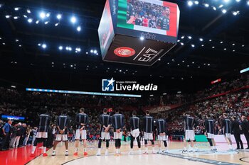 2024-06-11 - Game start - GAME 3 FINAL - EA7 EMPORIO ARMANI MILANO VS VIRTUS SEGAFREDO BOLOGNA - ITALIAN SERIE A - BASKETBALL