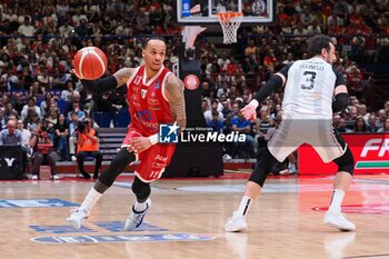 2024-06-11 - Shabaz Napier (EA7 Emporio Armani Olimpia Milano) - GAME 3 FINAL - EA7 EMPORIO ARMANI MILANO VS VIRTUS SEGAFREDO BOLOGNA - ITALIAN SERIE A - BASKETBALL