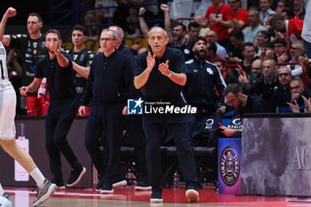 2024-06-13 - Ettore Messina, head coach EA7 Emporio Armani Olimpia Milano - GAME 4 FINAL - EA7 EMPORIO ARMANI MILANO VS VIRTUS SEGAFREDO BOLOGNA - ITALIAN SERIE A - BASKETBALL