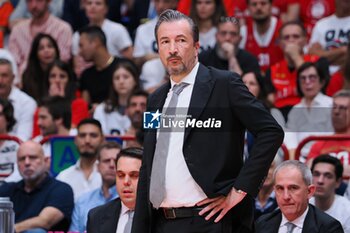 2024-06-13 - Luca Banchi, head coach Virtus Segafredo Bologna - GAME 4 FINAL - EA7 EMPORIO ARMANI MILANO VS VIRTUS SEGAFREDO BOLOGNA - ITALIAN SERIE A - BASKETBALL