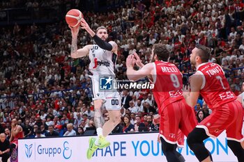 2024-06-13 - Isaia Cordinier (Virtus Segafredo Bologna) - GAME 4 FINAL - EA7 EMPORIO ARMANI MILANO VS VIRTUS SEGAFREDO BOLOGNA - ITALIAN SERIE A - BASKETBALL