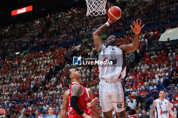 2024-06-13 - Bryan Dunston (Virtus Segafredo Bologna) - GAME 4 FINAL - EA7 EMPORIO ARMANI MILANO VS VIRTUS SEGAFREDO BOLOGNA - ITALIAN SERIE A - BASKETBALL