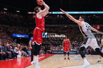 2024-06-13 - Nicolo Melli (EA7 Emporio Armani Olimpia Milano) - GAME 4 FINAL - EA7 EMPORIO ARMANI MILANO VS VIRTUS SEGAFREDO BOLOGNA - ITALIAN SERIE A - BASKETBALL