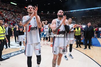 2024-06-13 - Achille Polonara (Virtus Segafredo Bologna) & Isaia Cordinier (Virtus Segafredo Bologna) - GAME 4 FINAL - EA7 EMPORIO ARMANI MILANO VS VIRTUS SEGAFREDO BOLOGNA - ITALIAN SERIE A - BASKETBALL