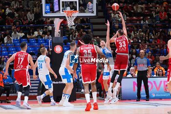 2024-10-06 - Nikola Mirotic (EA7 Emporio Armani Olimpia Milano) - EA7 EMPORIO ARMANI MILANO VS BANCO DI SARDEGNA SASSARI - ITALIAN SERIE A - BASKETBALL