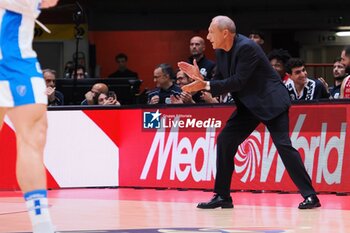 2024-10-06 - Ettore Messina, head coach EA7 Emporio Armani Olimpia Milano - EA7 EMPORIO ARMANI MILANO VS BANCO DI SARDEGNA SASSARI - ITALIAN SERIE A - BASKETBALL