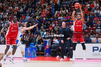 2024-10-06 - Stefano Tonut (EA7 Emporio Armani Olimpia Milano) - EA7 EMPORIO ARMANI MILANO VS BANCO DI SARDEGNA SASSARI - ITALIAN SERIE A - BASKETBALL