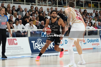 2024-10-05 - Anthony Lamb of Dolomiti Energia Trentino in action during the match between Dolomiti Energia Trentino and Umana Reyer Venezia, regular season of LBA UnipolSai A1 Italian Basketball Championship 2024/2025 at il T Quotidiano Arena on October 5, 2024, Trento, Italy. - DOLOMITI ENERGIA TRENTINO VS UMANA REYER VENEZIA - ITALIAN SERIE A - BASKETBALL