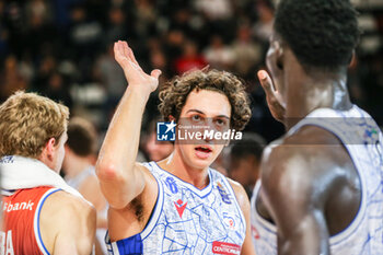 2024-10-12 - Lorenzo Uglietti (Unahotels Reggio Emilia) - UNAHOTELS REGGIO EMILIA VS NUTRIBULLET TREVISO BASKET - ITALIAN SERIE A - BASKETBALL