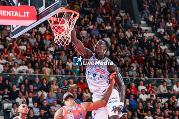 2024-10-12 - Mouhamed Faye (Unahotels Reggio Emilia) - UNAHOTELS REGGIO EMILIA VS NUTRIBULLET TREVISO BASKET - ITALIAN SERIE A - BASKETBALL