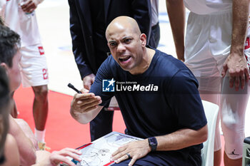 2024-10-12 - Christian Jamion (head coach Pallacanestro Trieste) - BERTRAM DERTHONA TORTONA VS PALLACANESTRO TRIESTE - ITALIAN SERIE A - BASKETBALL