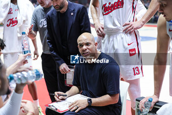 2024-10-12 - Christian Jamion (head coach Pallacanestro Trieste) - BERTRAM DERTHONA TORTONA VS PALLACANESTRO TRIESTE - ITALIAN SERIE A - BASKETBALL