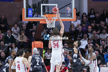 2024-10-12 - #34 Johnson Jayce (Pallacanestro Trieste) - BERTRAM DERTHONA TORTONA VS PALLACANESTRO TRIESTE - ITALIAN SERIE A - BASKETBALL