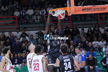 2024-10-12 - #14 Kamagate Ismael Sindou (Bertram Derthona Basket Tortona) - BERTRAM DERTHONA TORTONA VS PALLACANESTRO TRIESTE - ITALIAN SERIE A - BASKETBALL