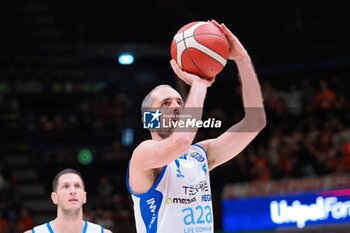 2024-10-13 - Amedeo Della Valle (Germani Brescia) - EA7 EMPORIO ARMANI MILANO VS GERMANI BRESCIA - ITALIAN SERIE A - BASKETBALL