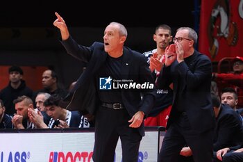 2024-10-13 - Ettore Messina, head coach EA7 Emporio Armani Olimpia Milano - EA7 EMPORIO ARMANI MILANO VS GERMANI BRESCIA - ITALIAN SERIE A - BASKETBALL