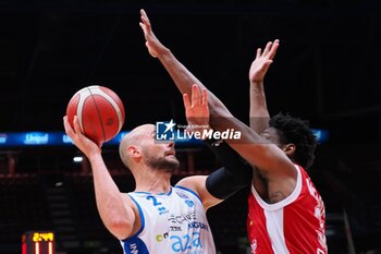 2024-10-13 - Miro Bilan (Germani Brescia) - EA7 EMPORIO ARMANI MILANO VS GERMANI BRESCIA - ITALIAN SERIE A - BASKETBALL