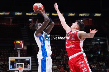 2024-10-13 - Maurice Daly Ndour (Germani Brescia) - EA7 EMPORIO ARMANI MILANO VS GERMANI BRESCIA - ITALIAN SERIE A - BASKETBALL