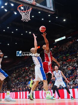 2024-10-13 - Shavon Shields (EA7 Emporio Armani Olimpia Milano) - EA7 EMPORIO ARMANI MILANO VS GERMANI BRESCIA - ITALIAN SERIE A - BASKETBALL