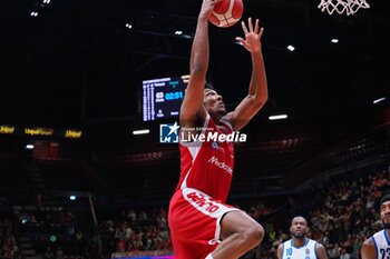 2024-10-13 - David McCormack (EA7 Emporio Armani Olimpia Milano) - EA7 EMPORIO ARMANI MILANO VS GERMANI BRESCIA - ITALIAN SERIE A - BASKETBALL