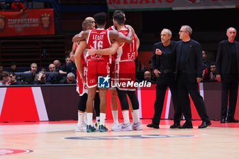 2024-10-13 - EA7 Emporio Armani Olimpia Milano - EA7 EMPORIO ARMANI MILANO VS GERMANI BRESCIA - ITALIAN SERIE A - BASKETBALL