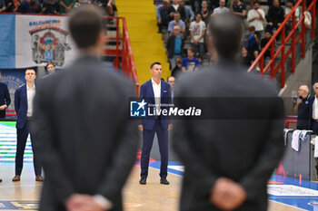 2024-10-19 - Igor Milicic coach of Napolibasket before the game between Napolibasket and Vanoli Basket Cremona - NAPOLIBASKET VS VANOLI BASKET CREMONA - ITALIAN SERIE A - BASKETBALL