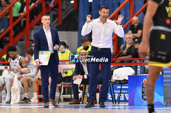 2024-10-19 - Igor Milicic coach of Napolibasket - NAPOLIBASKET VS VANOLI BASKET CREMONA - ITALIAN SERIE A - BASKETBALL