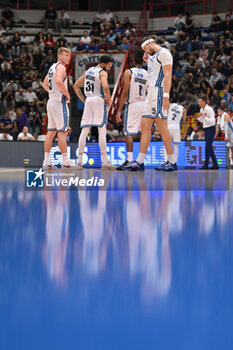 2024-10-19 - Players of Napolibasket during the match between Napolibasket and Vanoli Basket Cremona - NAPOLIBASKET VS VANOLI BASKET CREMONA - ITALIAN SERIE A - BASKETBALL