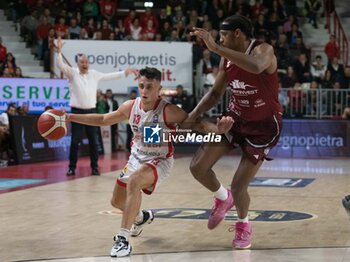 2024-10-19 - 13 Matteo Librizzi Openjobmetis Varese during the LBA Italy Championship match between Openjobmetis Varese vs Trapani Shark, in Varese, Italy, on October 19, 2024 - OPENJOBMETIS VARESE VS TRAPANI SHARK - ITALIAN SERIE A - BASKETBALL