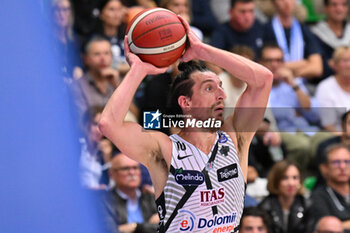 2024-10-20 - Actions of the game and players' images during the match between Nutribullet Treviso and Dolomiti Energia Trentino match at Palaverde - October 20, 2024, during the ITALIAN SERIE A Championship 2024/2025 - NUTRIBULLET TREVISO BASKET VS DOLOMITI ENERGIA TRENTINO - ITALIAN SERIE A - BASKETBALL