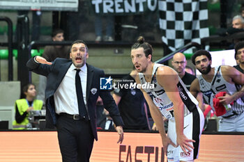 2024-10-20 - Actions of the game and players' images during the match between Nutribullet Treviso and Dolomiti Energia Trentino match at Palaverde - October 20, 2024, during the ITALIAN SERIE A Championship 2024/2025 - NUTRIBULLET TREVISO BASKET VS DOLOMITI ENERGIA TRENTINO - ITALIAN SERIE A - BASKETBALL