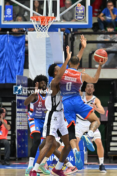 2024-10-20 - Actions of the game and players' images during the match between Nutribullet Treviso and Dolomiti Energia Trentino match at Palaverde - October 20, 2024, during the ITALIAN SERIE A Championship 2024/2025 - NUTRIBULLET TREVISO BASKET VS DOLOMITI ENERGIA TRENTINO - ITALIAN SERIE A - BASKETBALL