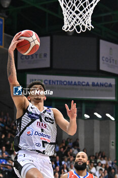 2024-10-20 - Actions of the game and players' images during the match between Nutribullet Treviso and Dolomiti Energia Trentino match at Palaverde - October 20, 2024, during the ITALIAN SERIE A Championship 2024/2025 - NUTRIBULLET TREVISO BASKET VS DOLOMITI ENERGIA TRENTINO - ITALIAN SERIE A - BASKETBALL