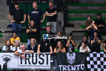 2024-10-20 - Actions of the game and players' images during the match between Nutribullet Treviso and Dolomiti Energia Trentino match at Palaverde - October 20, 2024, during the ITALIAN SERIE A Championship 2024/2025 - NUTRIBULLET TREVISO BASKET VS DOLOMITI ENERGIA TRENTINO - ITALIAN SERIE A - BASKETBALL