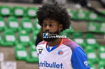 2024-10-20 - Actions of the game and players' images during the match between Nutribullet Treviso and Dolomiti Energia Trentino match at Palaverde - October 20, 2024, during the ITALIAN SERIE A Championship 2024/2025 - NUTRIBULLET TREVISO BASKET VS DOLOMITI ENERGIA TRENTINO - ITALIAN SERIE A - BASKETBALL